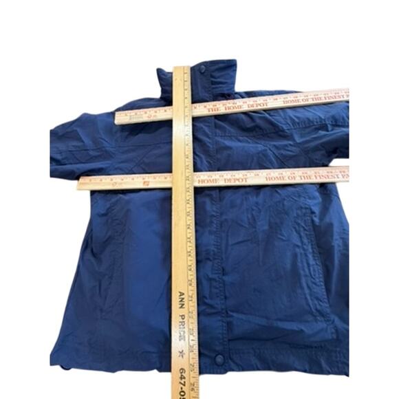 "L.L. BEAN" Women's 2 Layer Polartec Navy & Red Fleece Coat SZ M 3 Season Coat - Picture 15 of 16